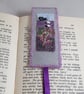 Embroidered Bookmark - Sheep and Heather - Image 1