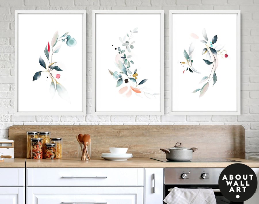 Floral Wall Hanging, Kitchen Decor Ideas, Garden Mom Gift, Gardener Gifts 