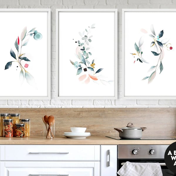 Floral Wall Hanging, Kitchen Decor Ideas, Garden Mom Gift, Gardener Gifts 