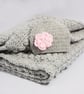Baby Blanket with Hat, Handmade Extra Thickness Baby Blanket, 32" x 24" Approx,  - Image 7