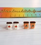 NEW Mini pumpkin latte earrings - choose your style - Image 7