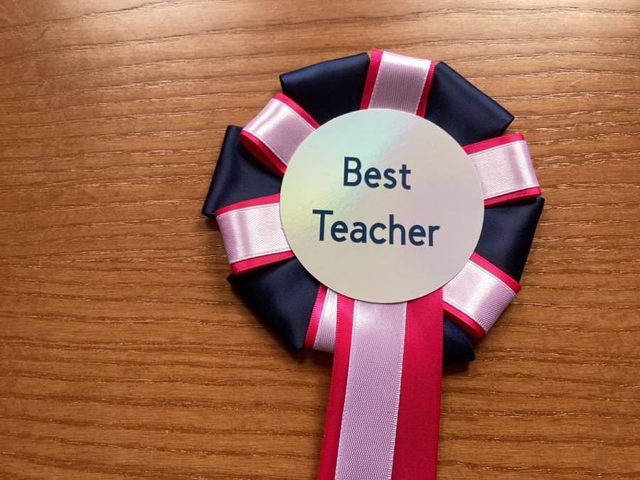 Best Teacher Rosette