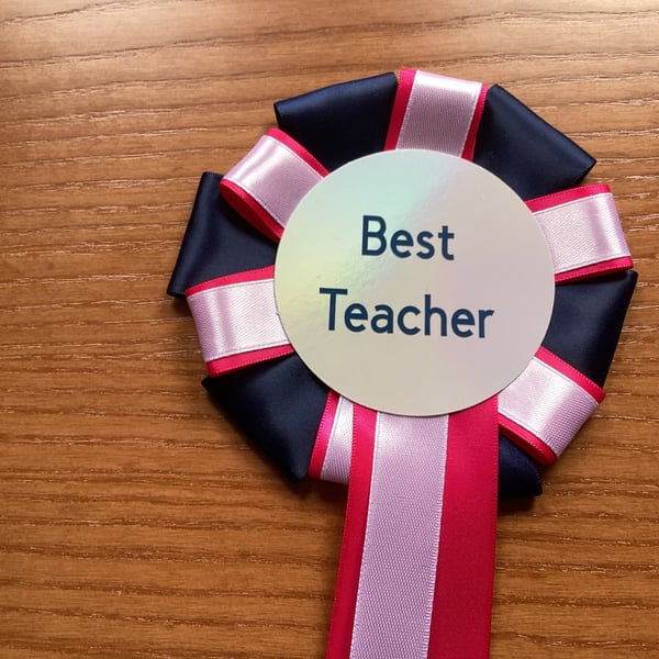 Best Teacher Rosette