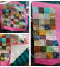 Quilted Baby Floor Mat, Patchwork Design - Image 4
