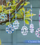 Sun catcher beautiful sparkly Swarovski Sun Catcher hanging decoration in Greens - Image 3