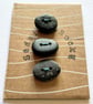 Beach Pebble Buttons Black - Image 4