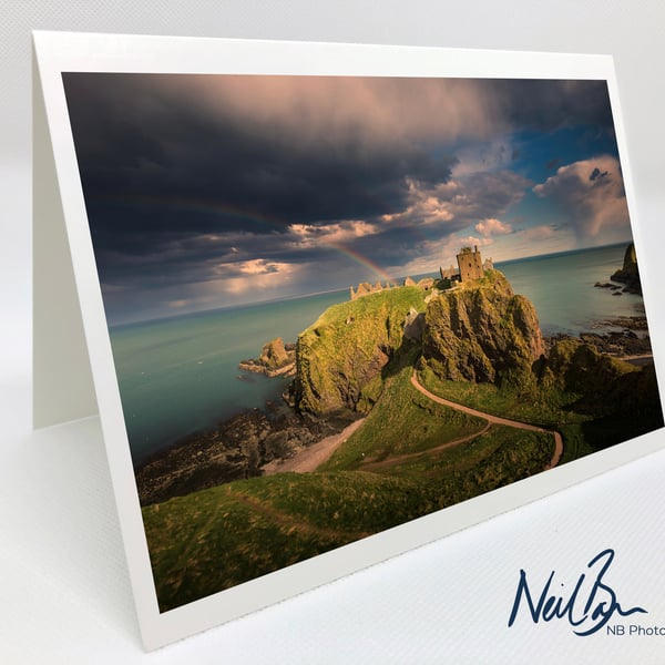 Dunnottar Castle Aberdeenshire - Scottish Greeting Card by Neil Barr