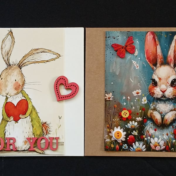 Pack of 2 blank cards 
