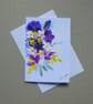 original  art hand painted blank greetings card ( ref FA 1 G1 )