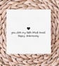 Spooky Anniversary Greeting Card, Alternative Partner Card. - Image 4