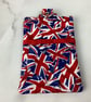 Jack phone case, Flag pouch, Detachable strap, Handmade - Image 4