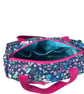 Large wash bag in Liberty cotton, floral toiletries bag with handles and pocket. - Image 8
