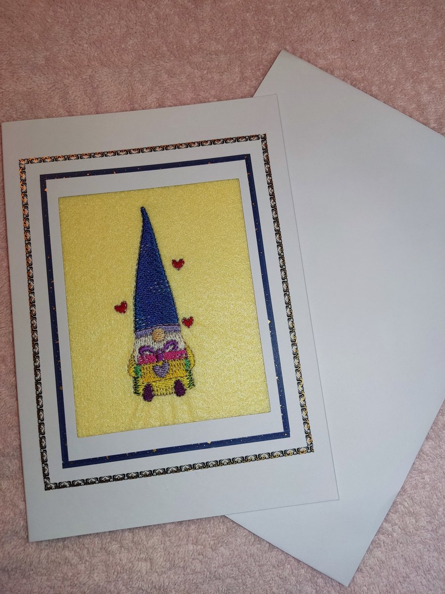 Blue Gonk - Valentine's Day Card