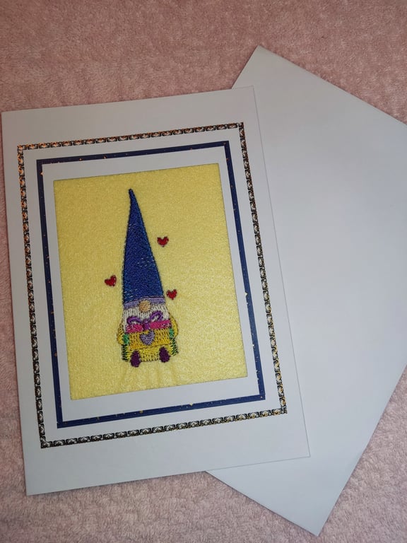 Blue Gonk - Valentine's Day Card