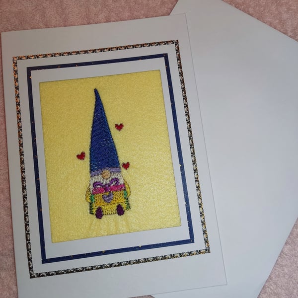 Blue Gonk - Valentine's Day Card