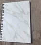 Marble notebook.