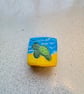 Clay turtle beach fridge magnet - Image 4
