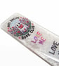 Handmade Bookmark in Pearl White with Ghost and Rainbow Girl - Image 9