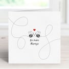 Bumblebee Love Greeting Card, Bee Mine Always, Valentine's Day, Bumblebee Gifts.
