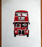 London Bus Linocut - Image 4