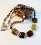 Fancy Jasper Necklace - Earth And Forest - Handmade In Devon - Image 2