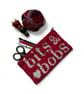 Red knitted pouch to keep your bits & bobs safe - Image 2