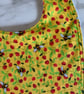 Bib with bumble bees and strawberries - toddler size - Image 1