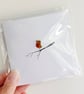 Sea Glass Robin Card - Handmade Thinking of You - Meaningful Sympathy & Keepsake - Image 4