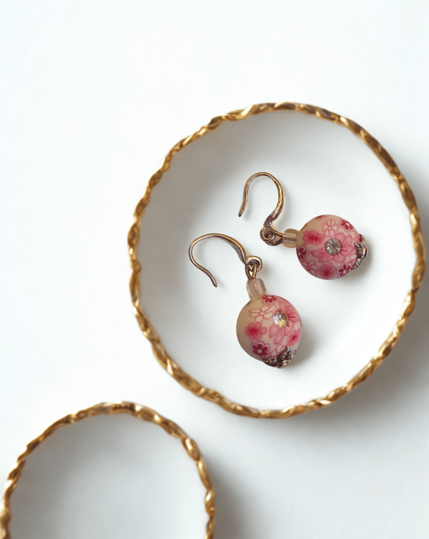 Small Drop Floral Sparkles