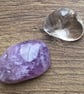 Amethyst Heart Diffuser Necklace & Quartz Chip Bracelet Set, Celestial Lavender - Image 4