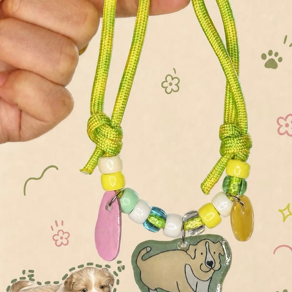 Get lt Sorted Dog – Handmade Original Pet Illusration Pet Collar