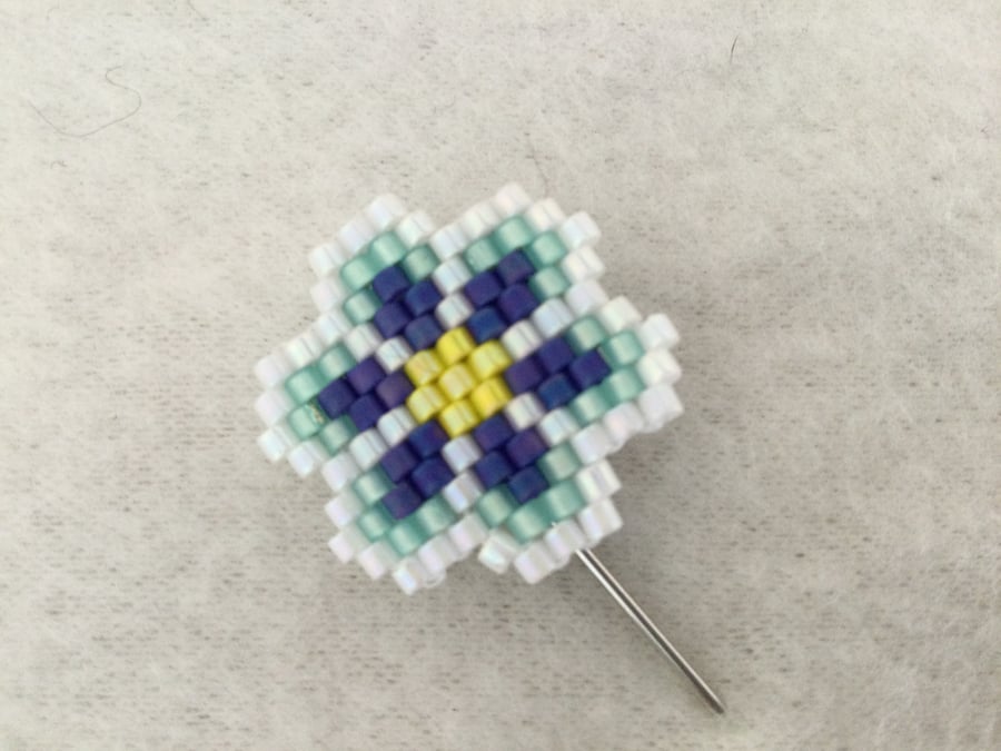 Flower Pin Brooch