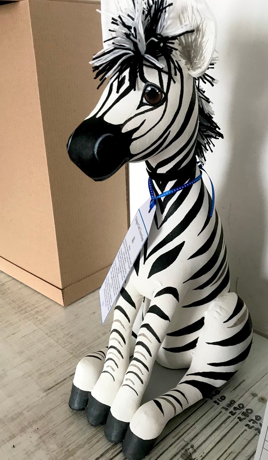 Zebra Doorstop or Floor Ornament