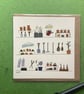Card - Potting shed - blank for own message - Image 2