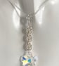 Crystal Pendant, Choker Style Necklace - Image 3