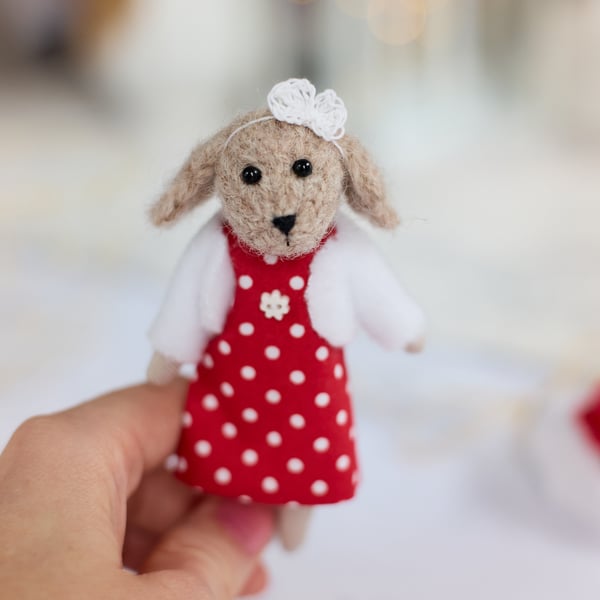 Mini Dog doll