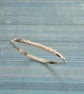 Spiral Sterling Silver Boho Style Bracelet, Bangles 