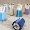Match Stick Pot - Match Holder - match sticks included