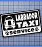 Labrador TAXI SERVICE Car Sticker Decal, Bumper vinyl  - Image 2