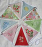 Flowers and Strawberries Summer Bunting