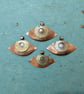 Handmade Copper Eye Pendant