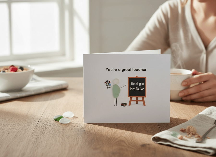 Personalised Thank you Teacher Card
