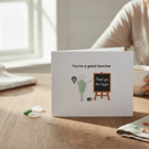 Personalised Thank you Teacher Card