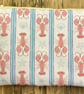 Lobster Zip Pouch - Coastal Makeup Bag - Handmade Zipped Fabric Pouch - Image 3