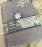 Porcelain Garden Reading Journal - Handmade Book Lover Gift - Reading Diary - Image 5