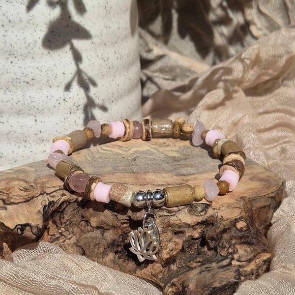The 'Natural Rose' Bracelet (one of a kind) 