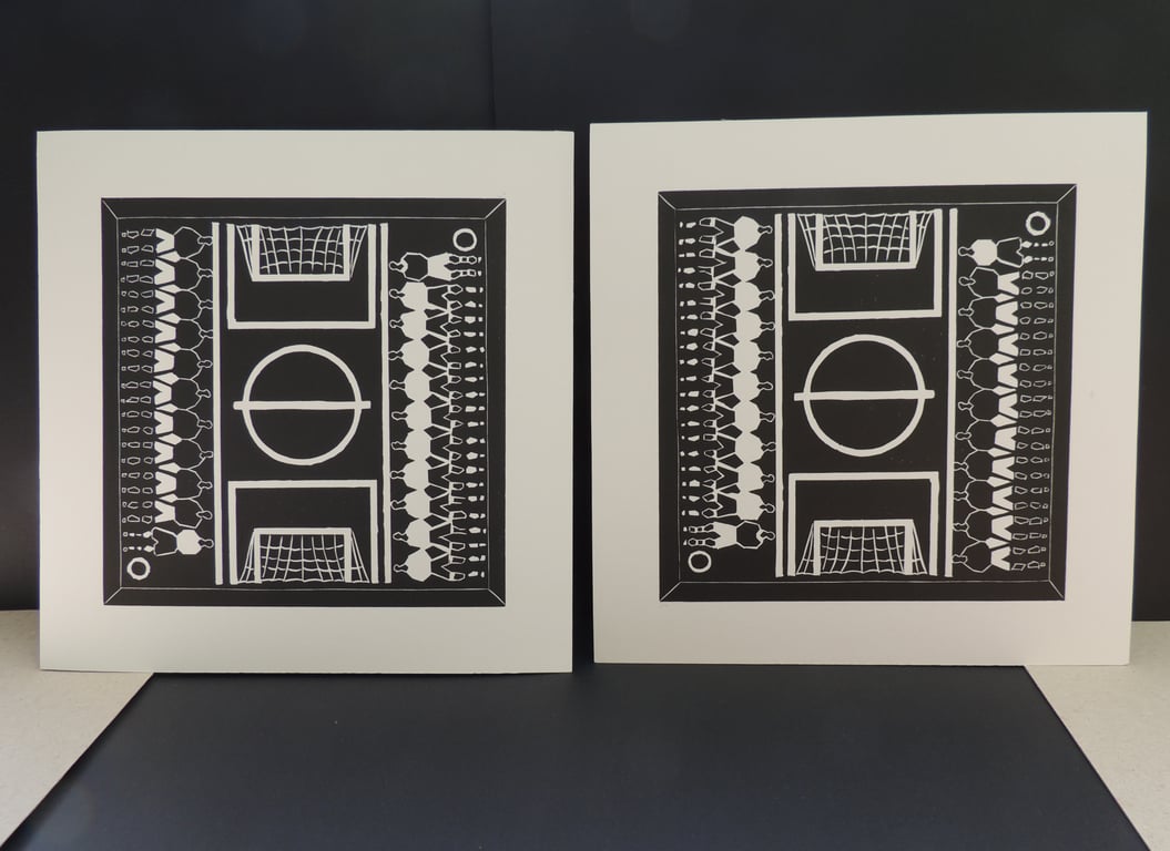 Football - Abstract - Black and white