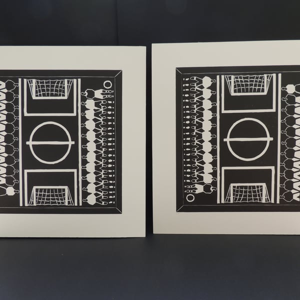 Football - Abstract - Black and white