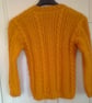 Hand Knitted V Neck Cabled Child's Jumper, Birthday Gift, Children's Clothes - Image 2
