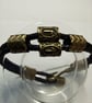 Leather Viking Rune Bracelet - Image 2